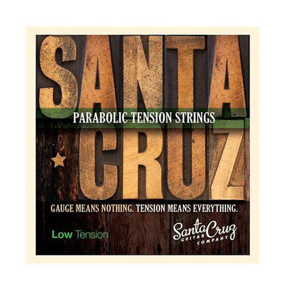 Santa Cruz Parabolic Tension Acoustic Guitar Strings Low Tension Accessories / Strings / Guitar Strings