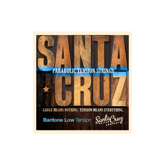 Santa Cruz Parabolic Tension Baritone Acoustic Guitar Strings Low Tension Accessories / Strings / Guitar Strings