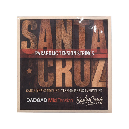 Santa Cruz Parabolic Tension Strings DADGAD Mid Tension Accessories / Strings / Guitar Strings
