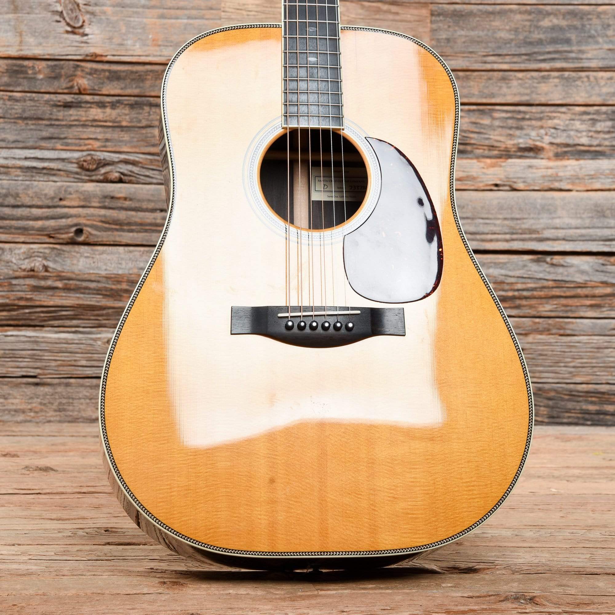 Santa Cruz DN Bill Nershi Signature w/ 100 year old Adirondack Upgrade Natural Acoustic Guitars / Dreadnought