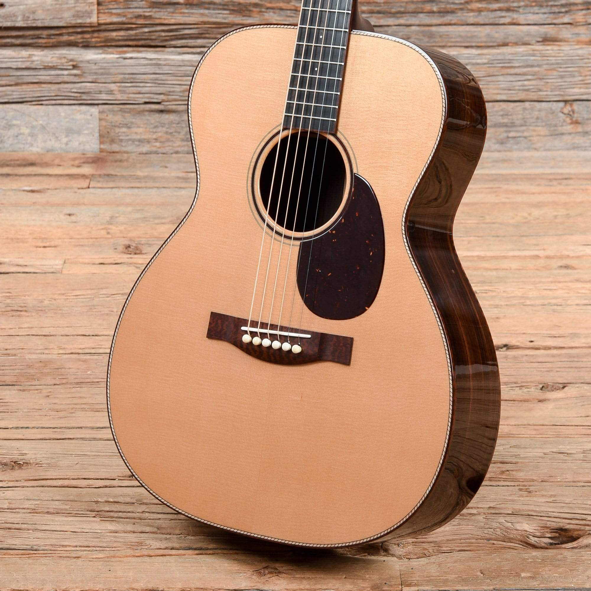 Santa Cruz OM European Spruce/Rosewood w/Snakewood Binding, Rosette, & Headstock Overlay USED Acoustic Guitars / OM and Auditorium