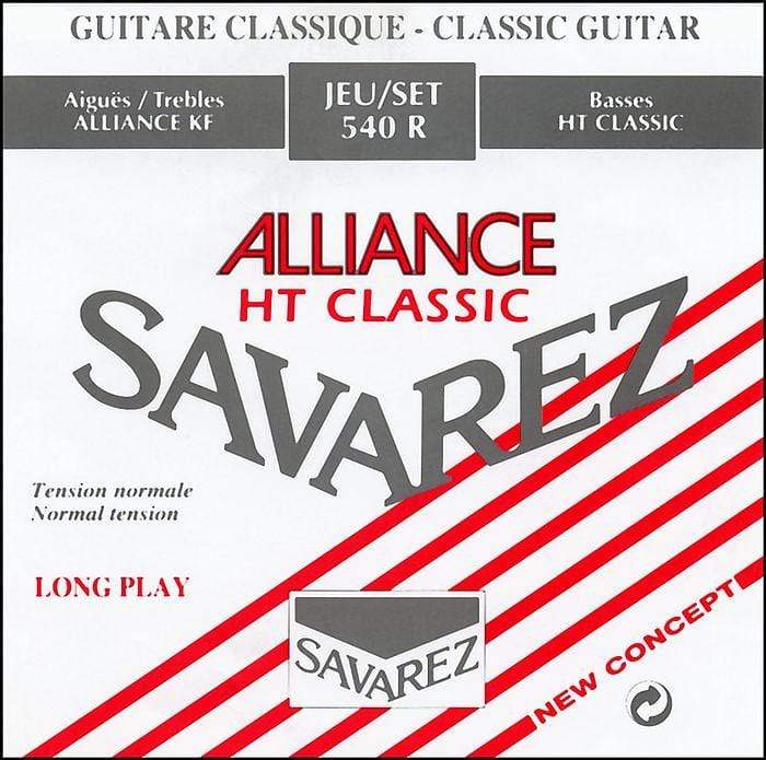 Savarez 540R Alliance HT Classic Normal Tension Classical Guitar Strings Accessories / Strings / Guitar Strings