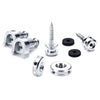 Allparts Schaller S-Lock System Nickel Strap Locks Parts / Knobs