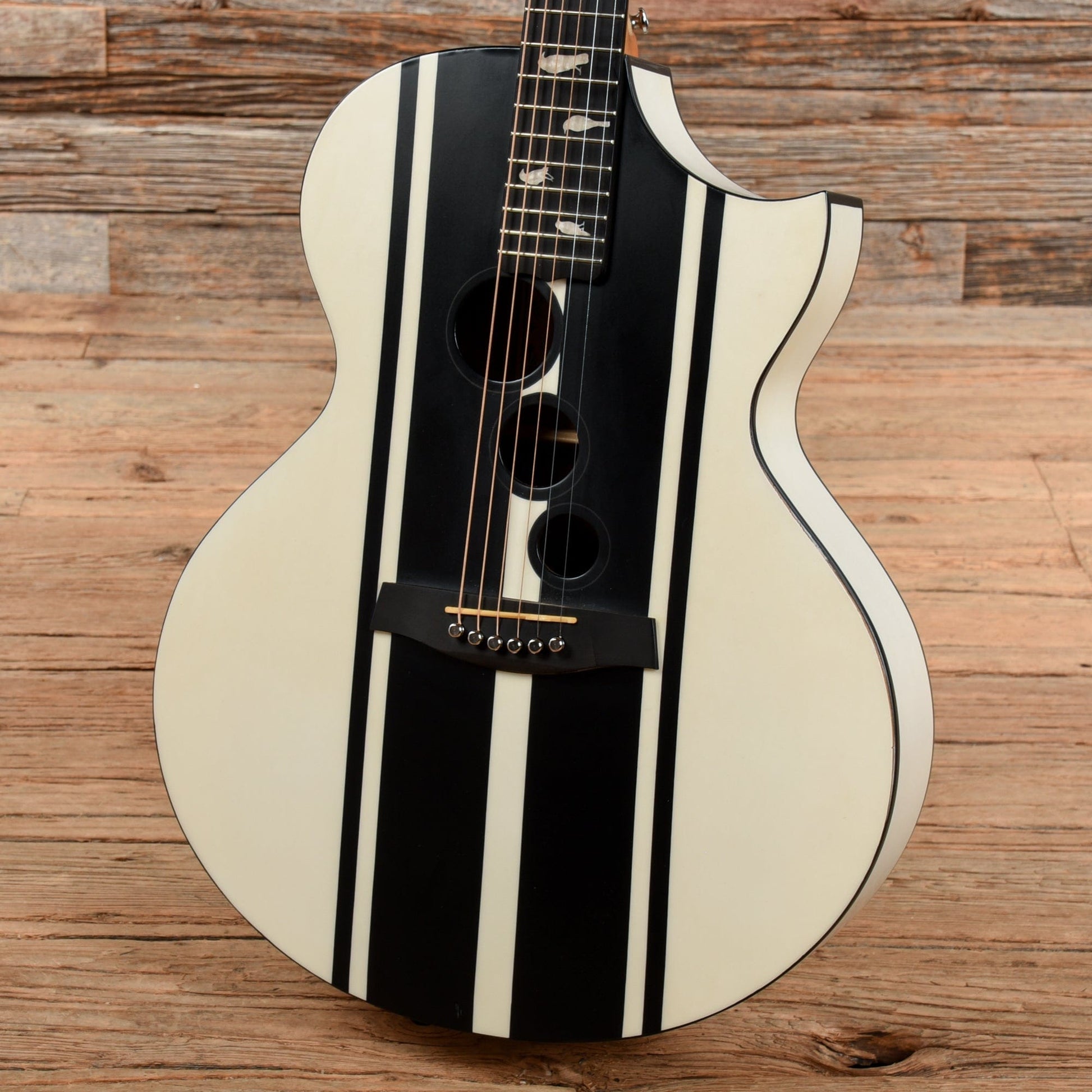 Schecter DJ Ashba Auditorium White 2020 Acoustic Guitars / OM and Auditorium