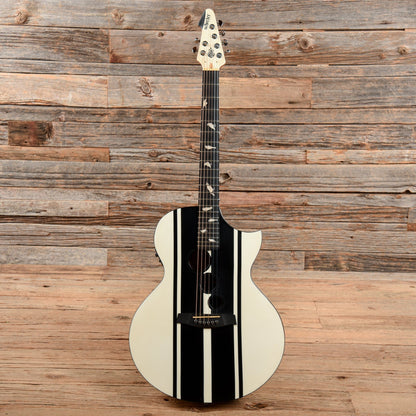 Schecter DJ Ashba Auditorium White 2020 Acoustic Guitars / OM and Auditorium
