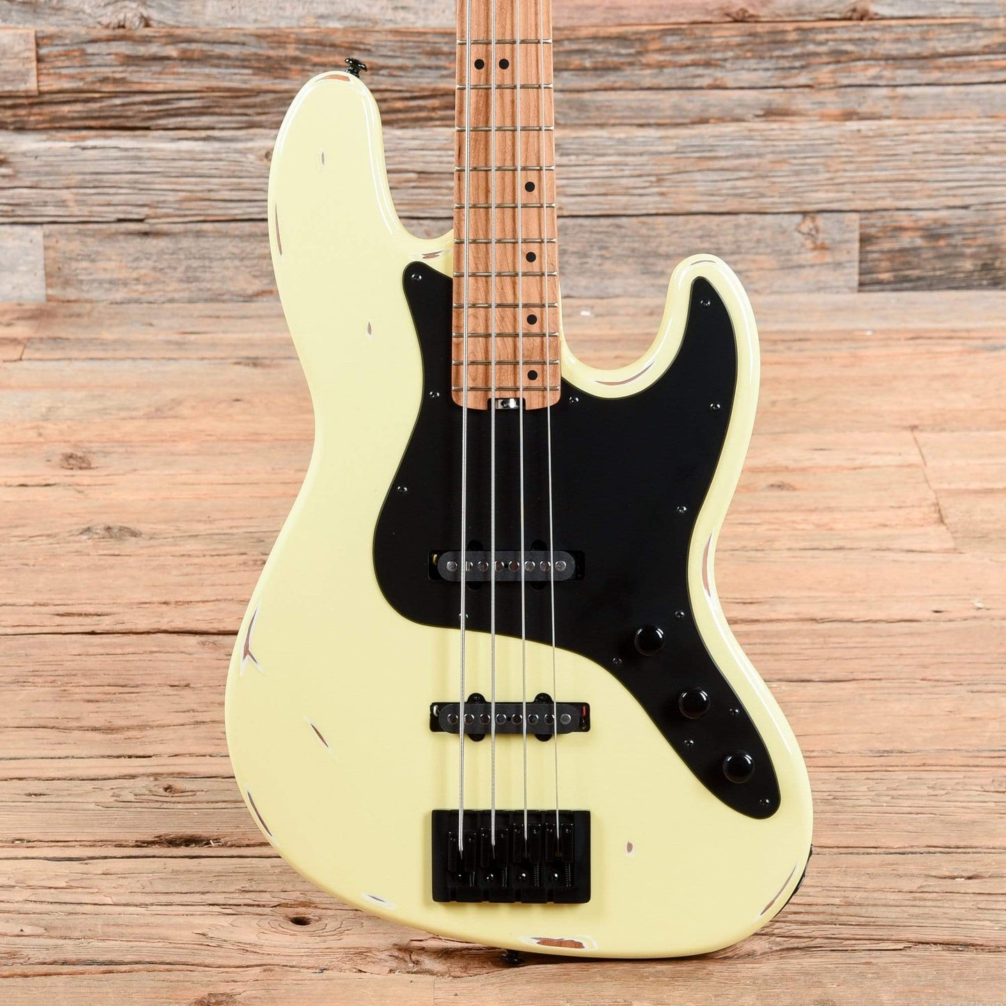 Schecter J-4 Sixx Worn Ivory 2020 Bass Guitars / 4-String