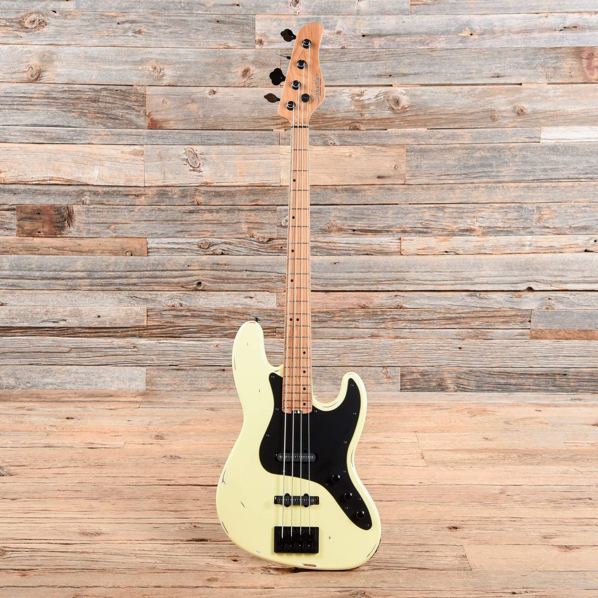 Schecter J-4 Sixx Worn Ivory 2020 Bass Guitars / 4-String