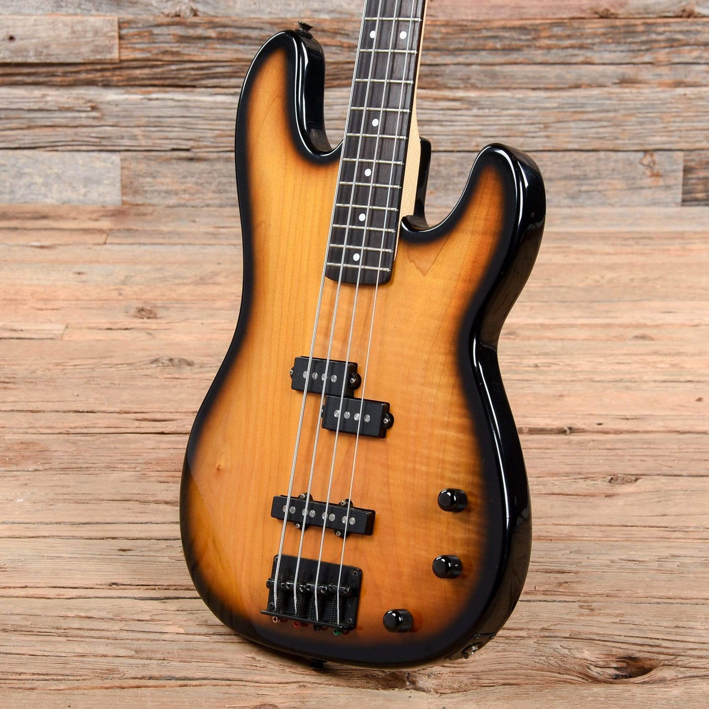 Schecter PJ Bass Sunburst 1980s Bass Guitars / 4-String