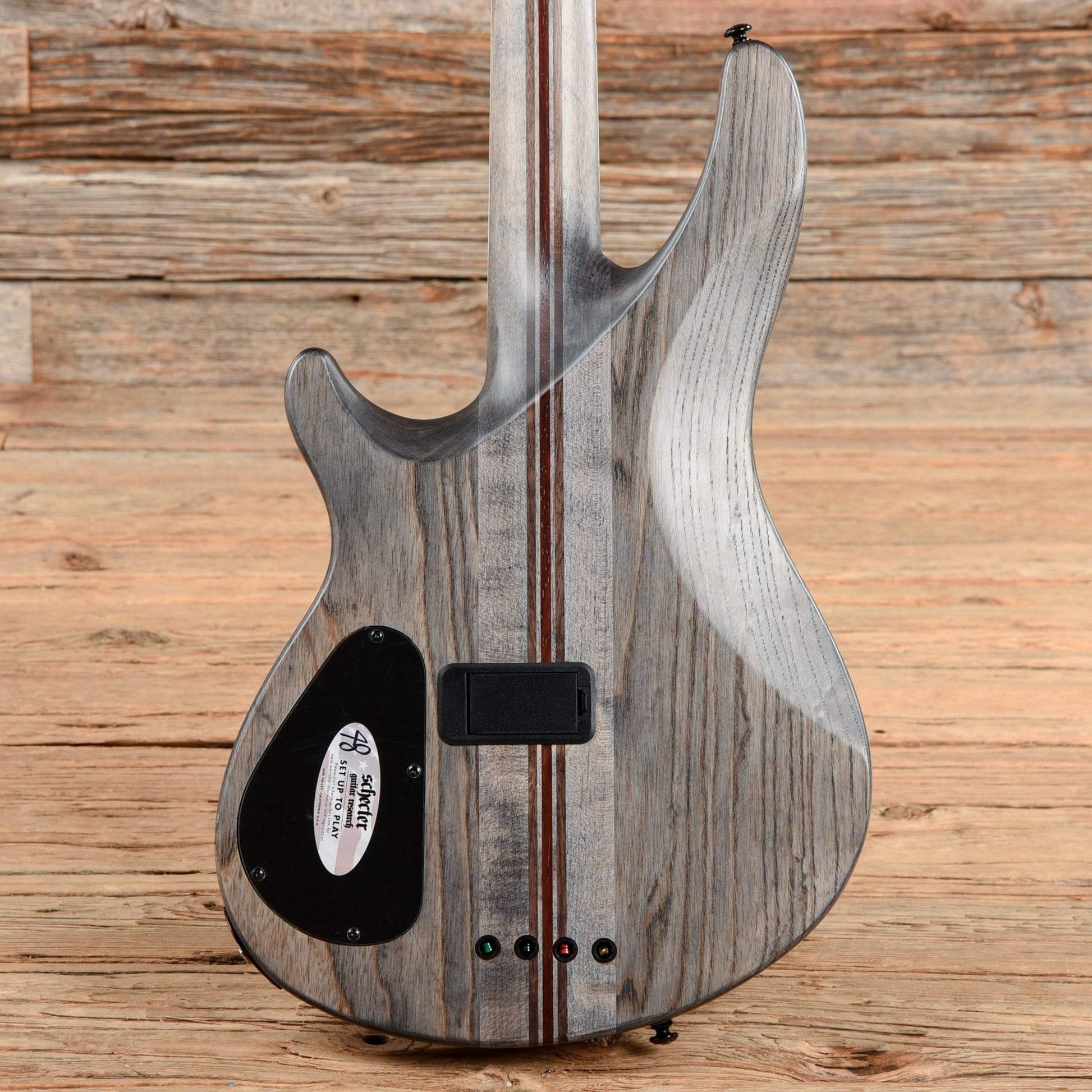 Schecter SLS Elite-4 Evil Twin Satin Black Bass Guitars / 4-String