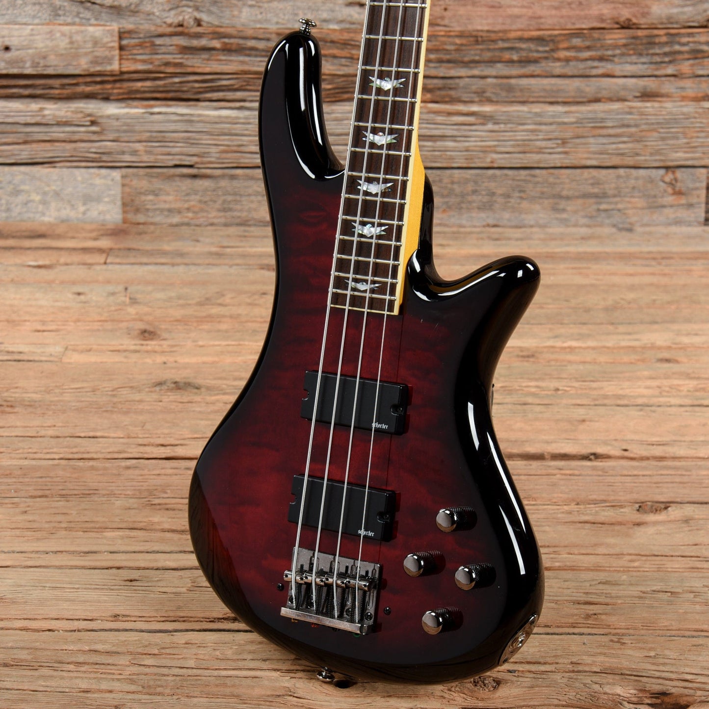 Schecter Stiletto Extreme 4 Black Cherry 2016 Bass Guitars / 4-String