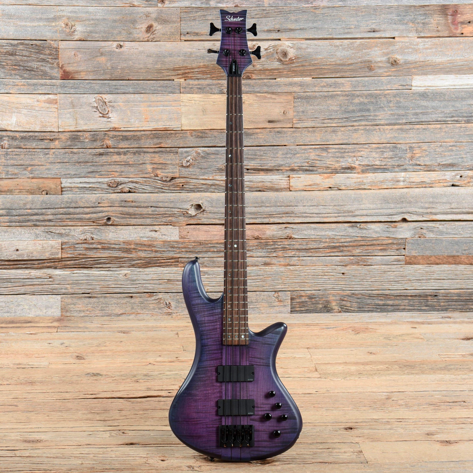 Schecter Stiletto Studio-4 Transparent Purple Burst 2018 Bass Guitars / 4-String