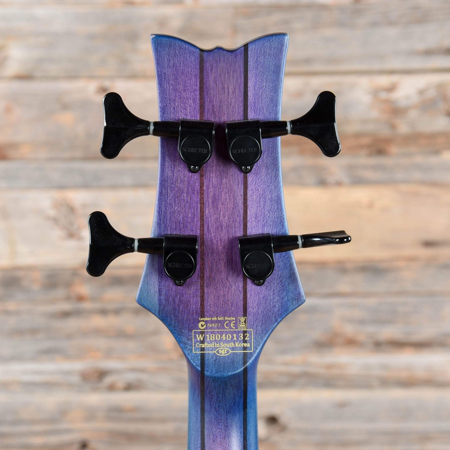 Schecter Stiletto Studio-4 Transparent Purple Burst 2018 Bass Guitars / 4-String