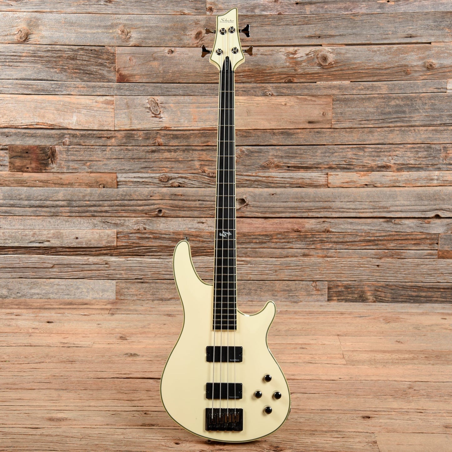 Schecter Blackjack ATX C-4 Aged White 2012 Bass Guitars / 5-String or More