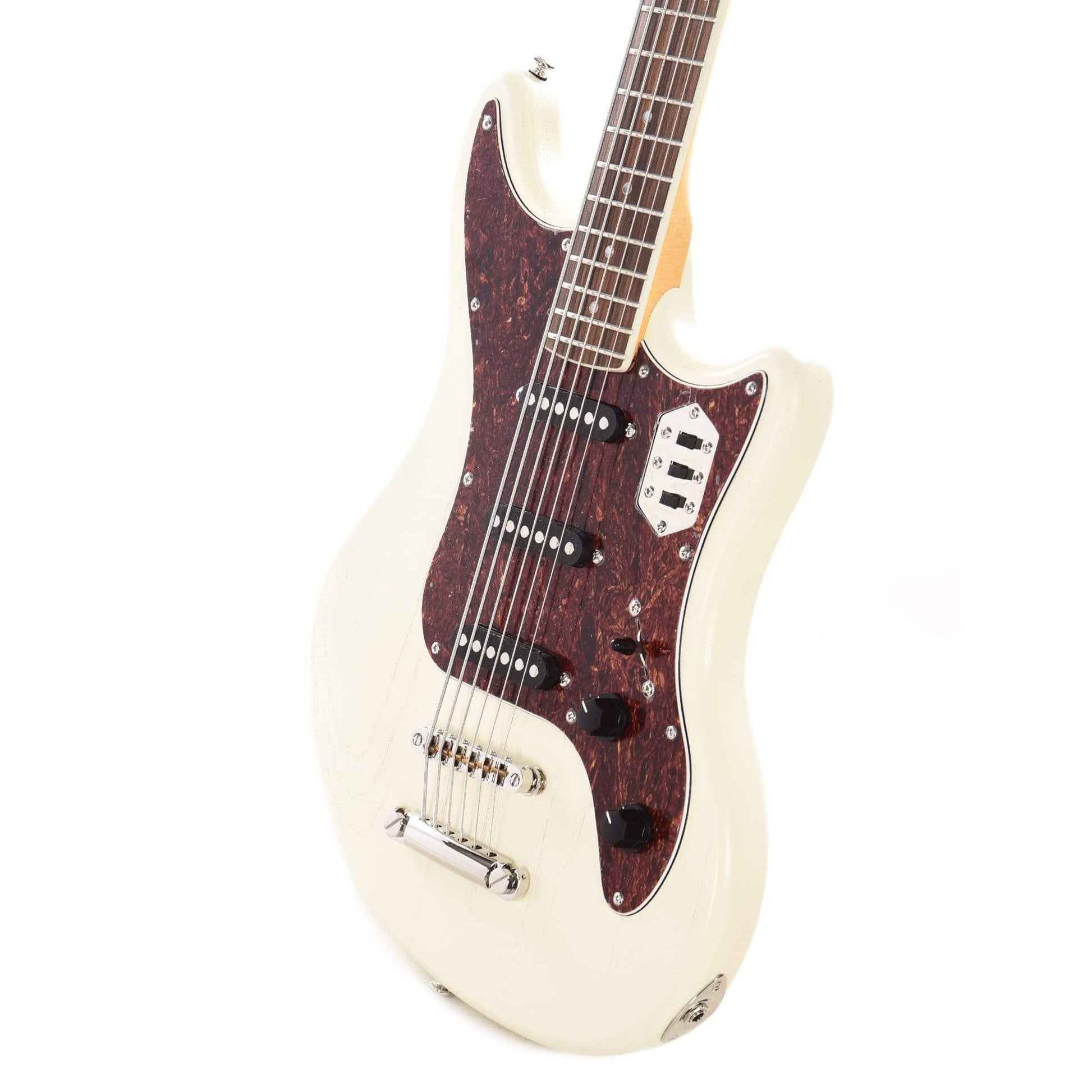 Schecter Hellcat VI Baritone Ivory Pearl Electric Guitars / Baritone