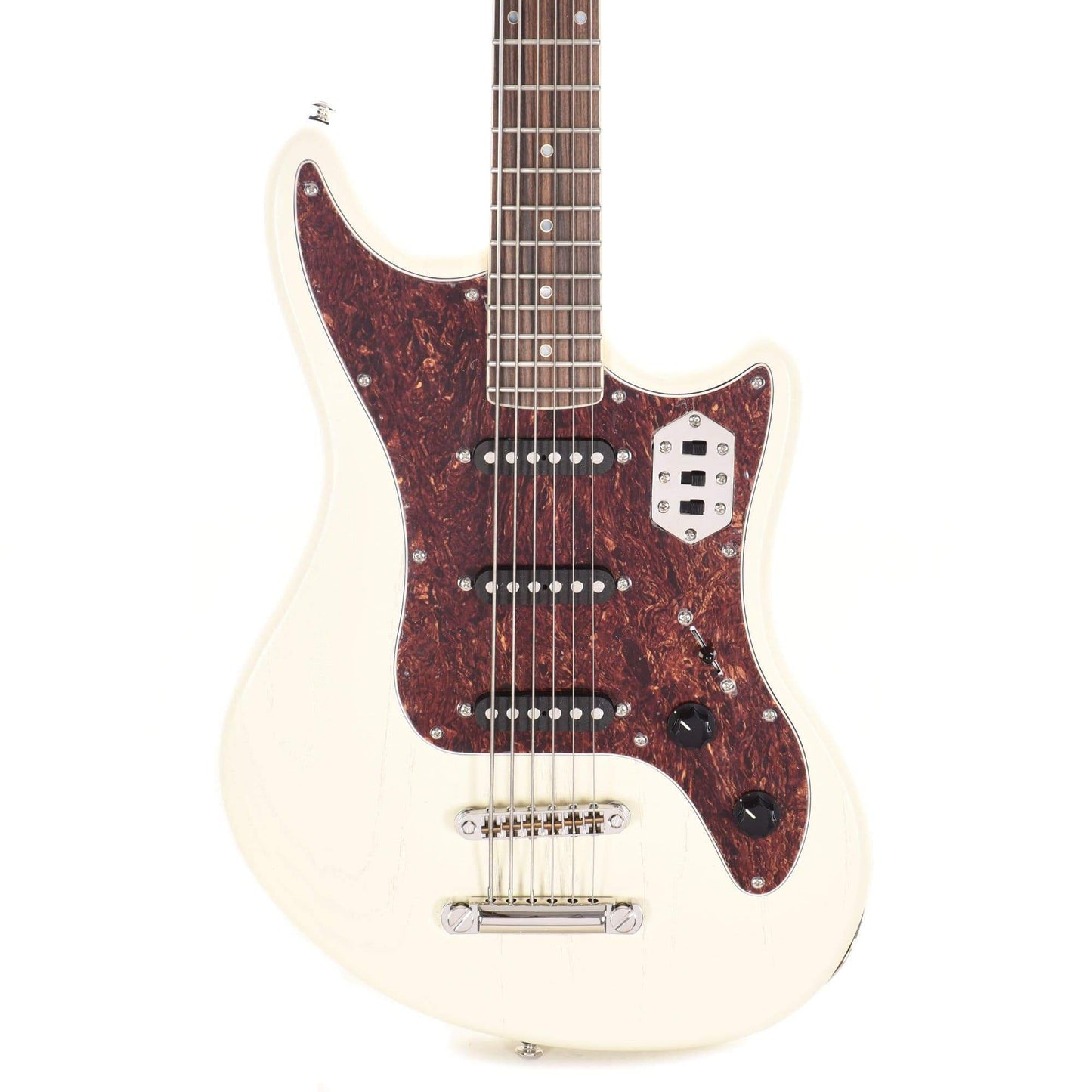Schecter Hellcat VI Baritone Ivory Pearl Electric Guitars / Baritone