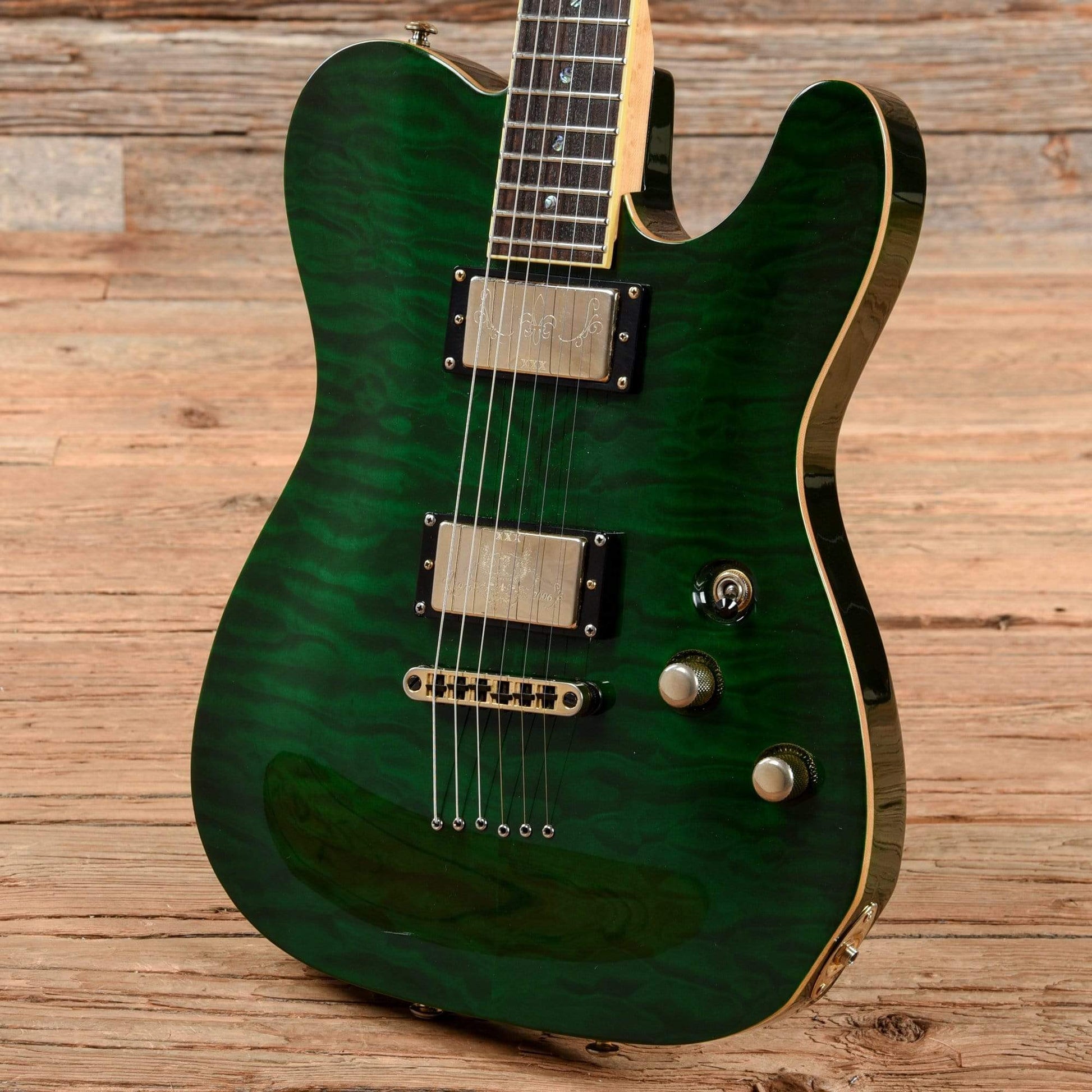 Schecter 30th Anniversary PT Emerald Green 2005 Electric Guitars / Solid Body