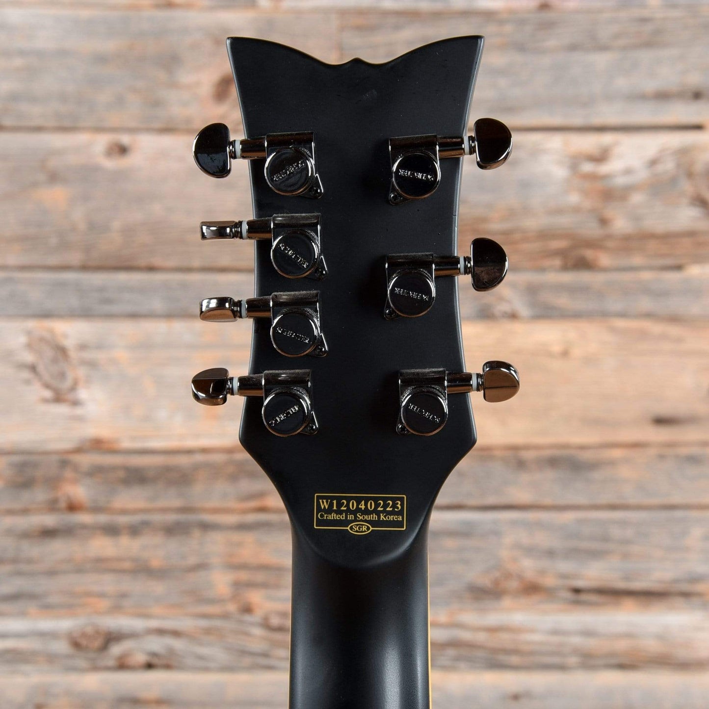 Schecter Blackjack ATX Solo-7 Aged Black Satin 2012 Electric Guitars / Solid Body