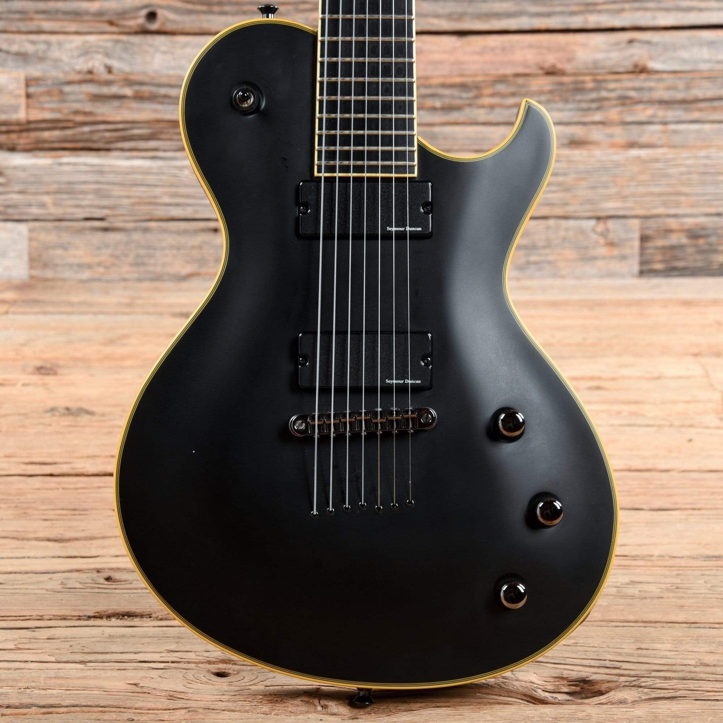 Schecter Blackjack ATX Solo-7 Aged Black Satin 2012 Electric Guitars / Solid Body