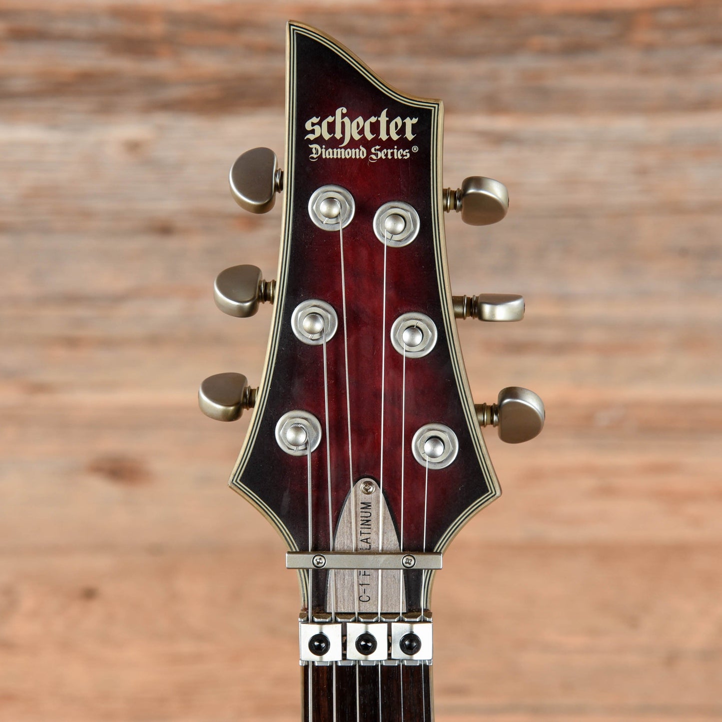 Schecter C-1 FR Platinum Crimson Red Burst Satin 2014 Electric Guitars / Solid Body