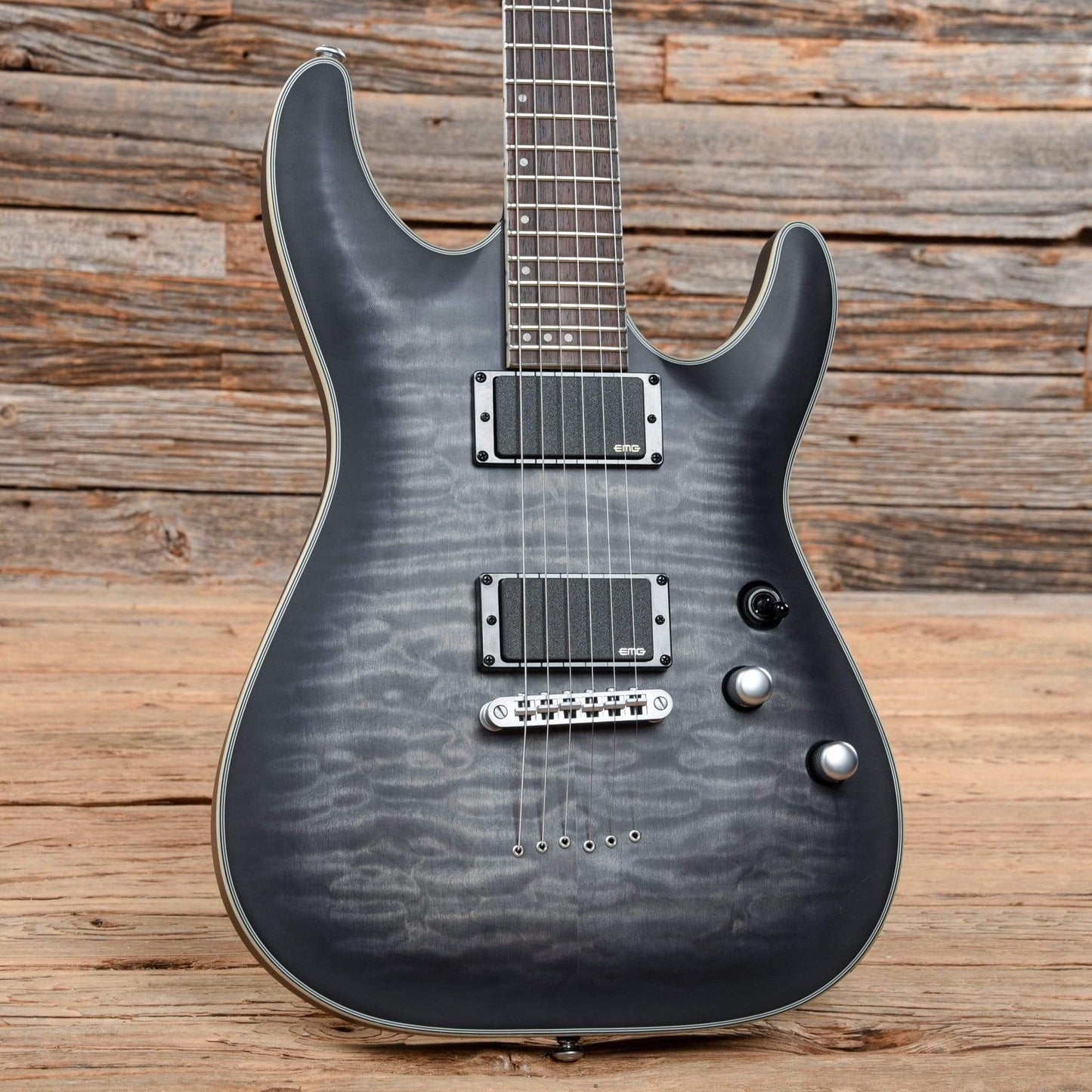 Schecter C-1 Platinum See-Thru Black 2018 Electric Guitars / Solid Body