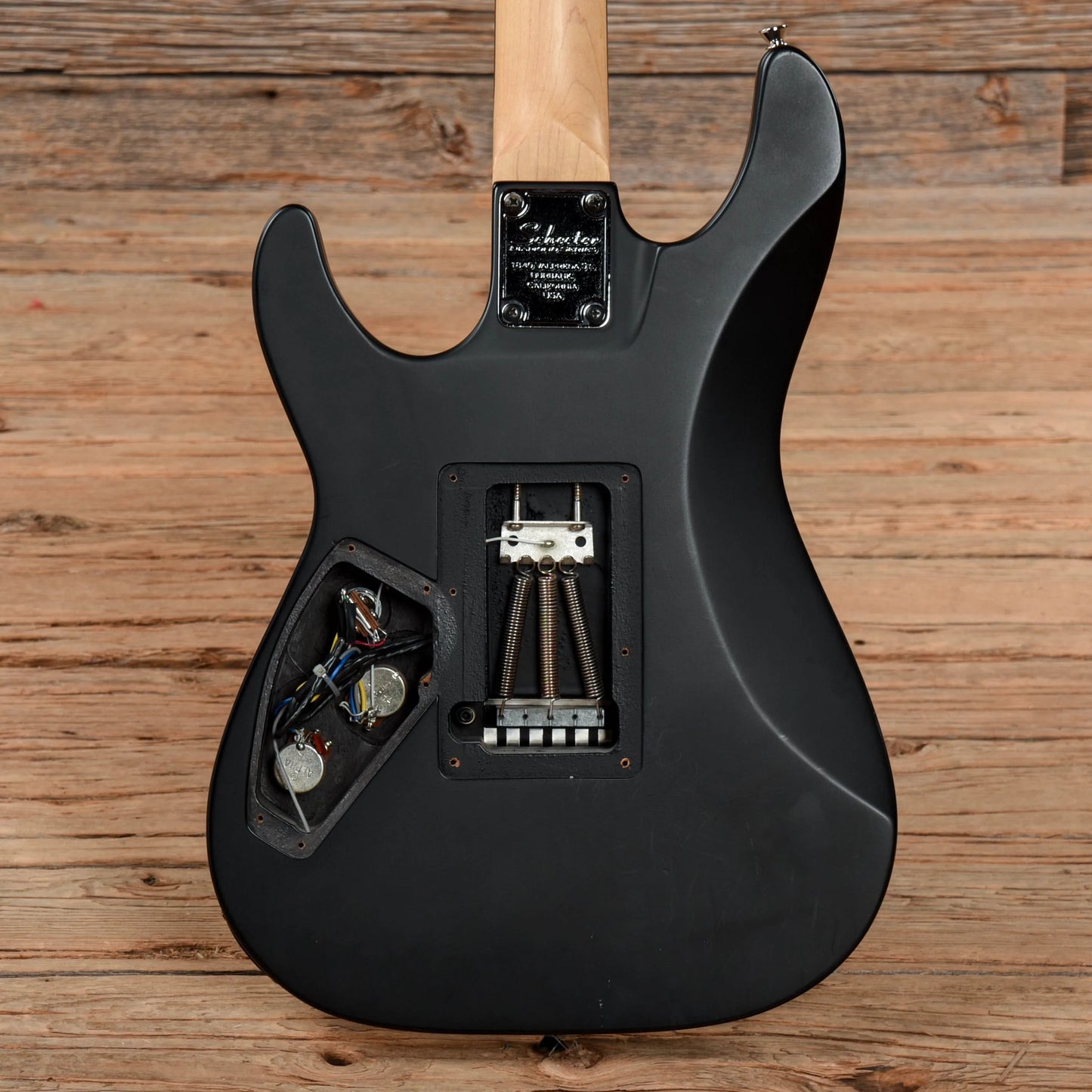 Schecter Damien FR Satin Black Electric Guitars / Solid Body