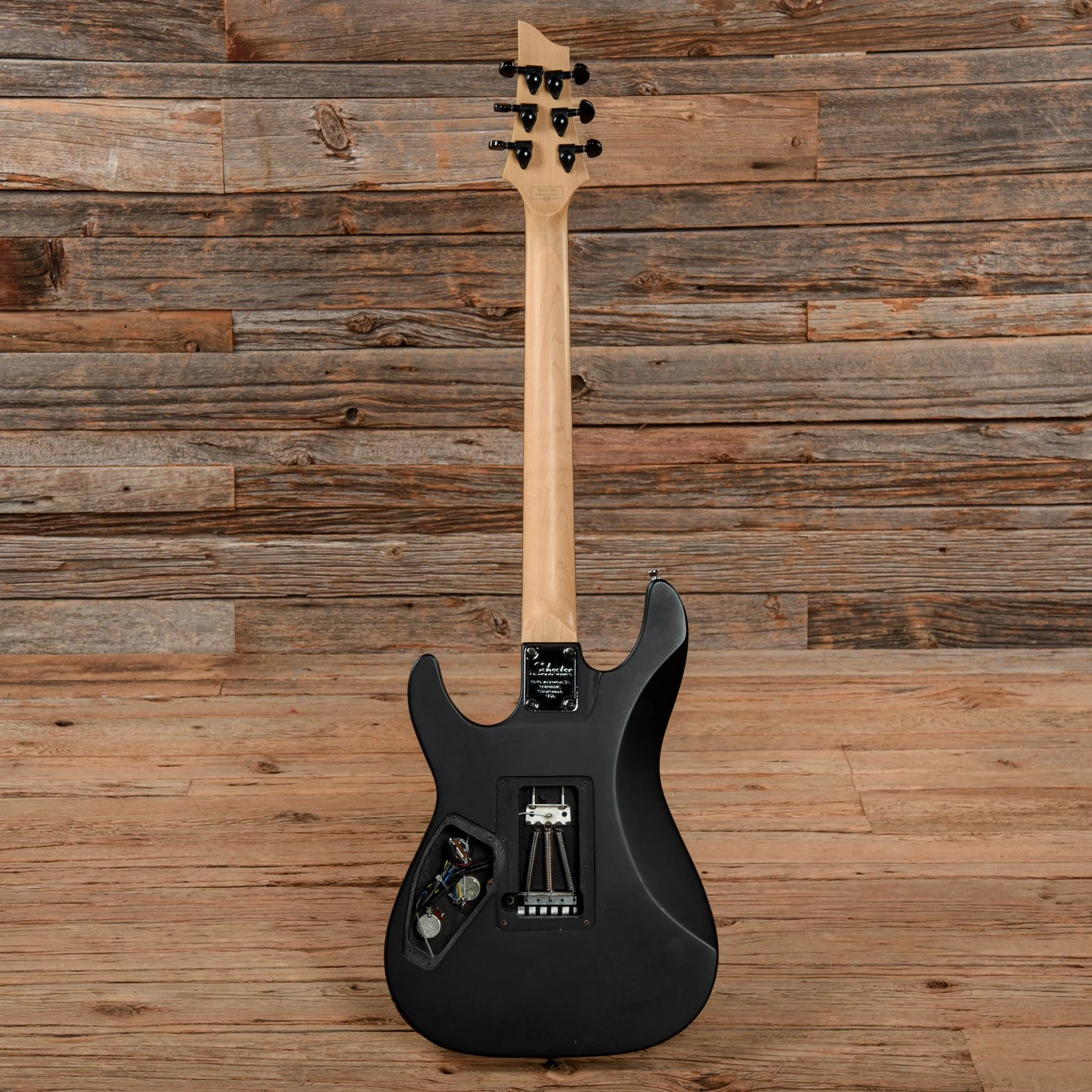 Schecter Damien FR Satin Black Electric Guitars / Solid Body