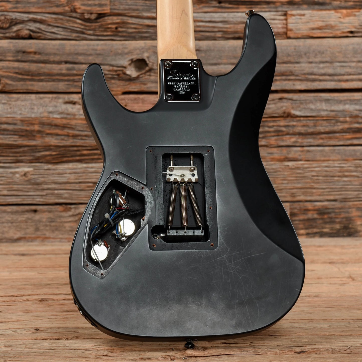 Schecter Damien FR Satin Black Electric Guitars / Solid Body