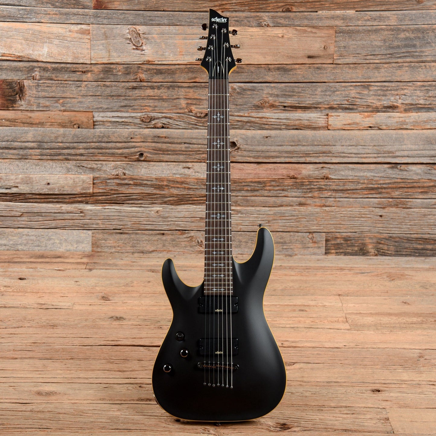 Schecter Demon-7 LH Satin Black 2020 Electric Guitars / Solid Body