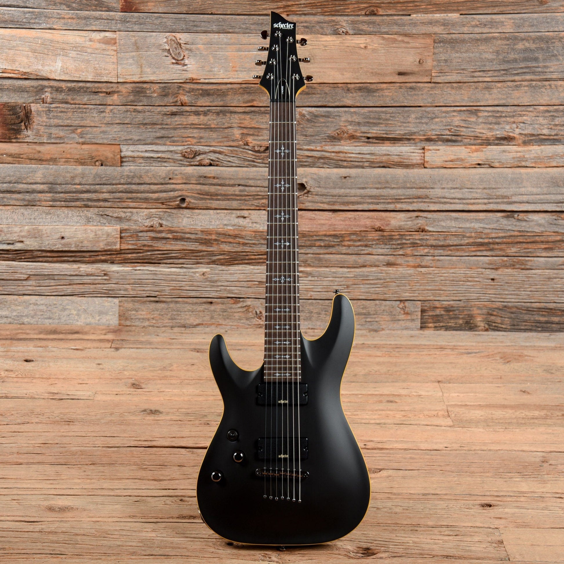 Schecter Demon-7 LH Satin Black 2020 Electric Guitars / Solid Body