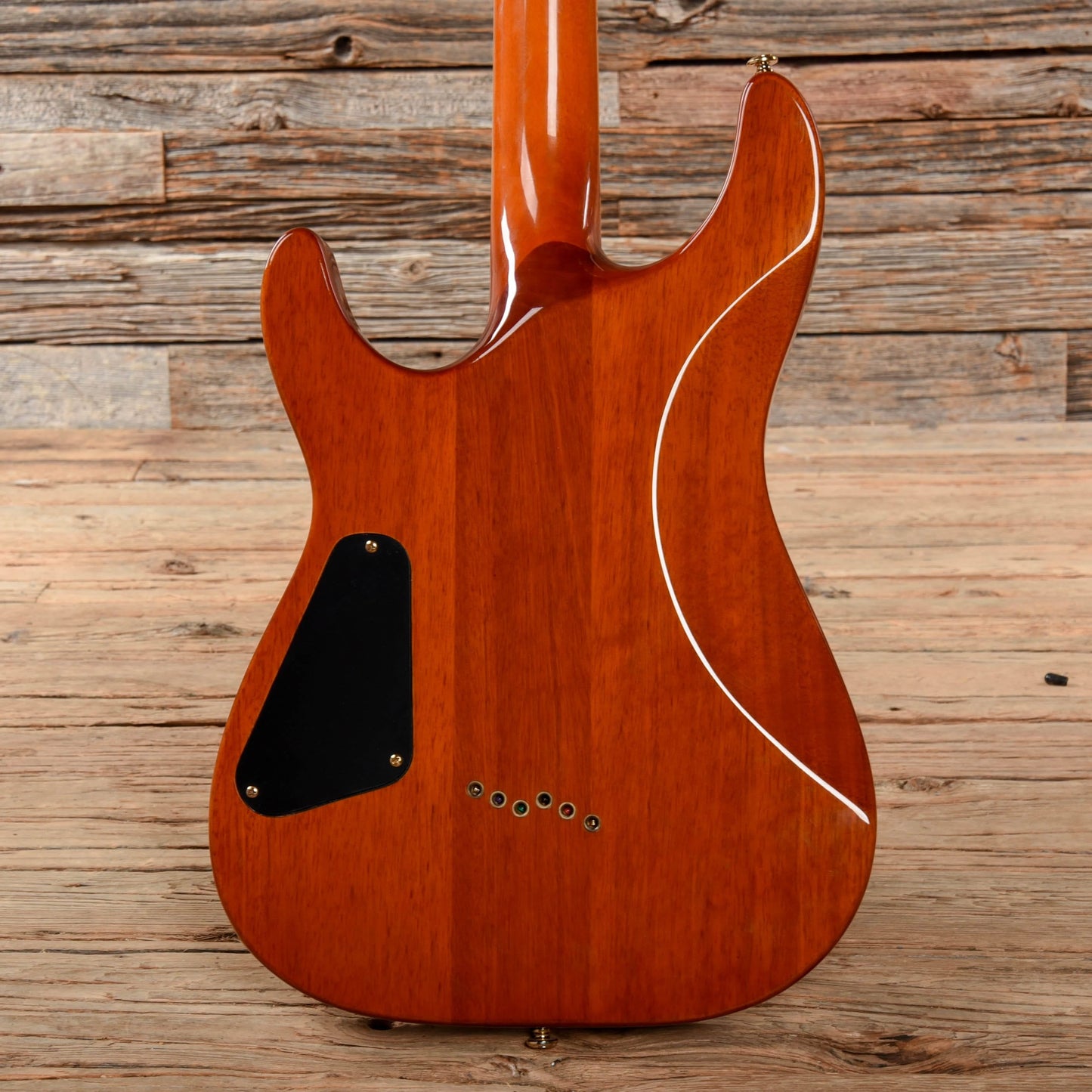 Schecter Diamond Series C-1 Elite Amber Quilt 2004 Electric Guitars / Solid Body