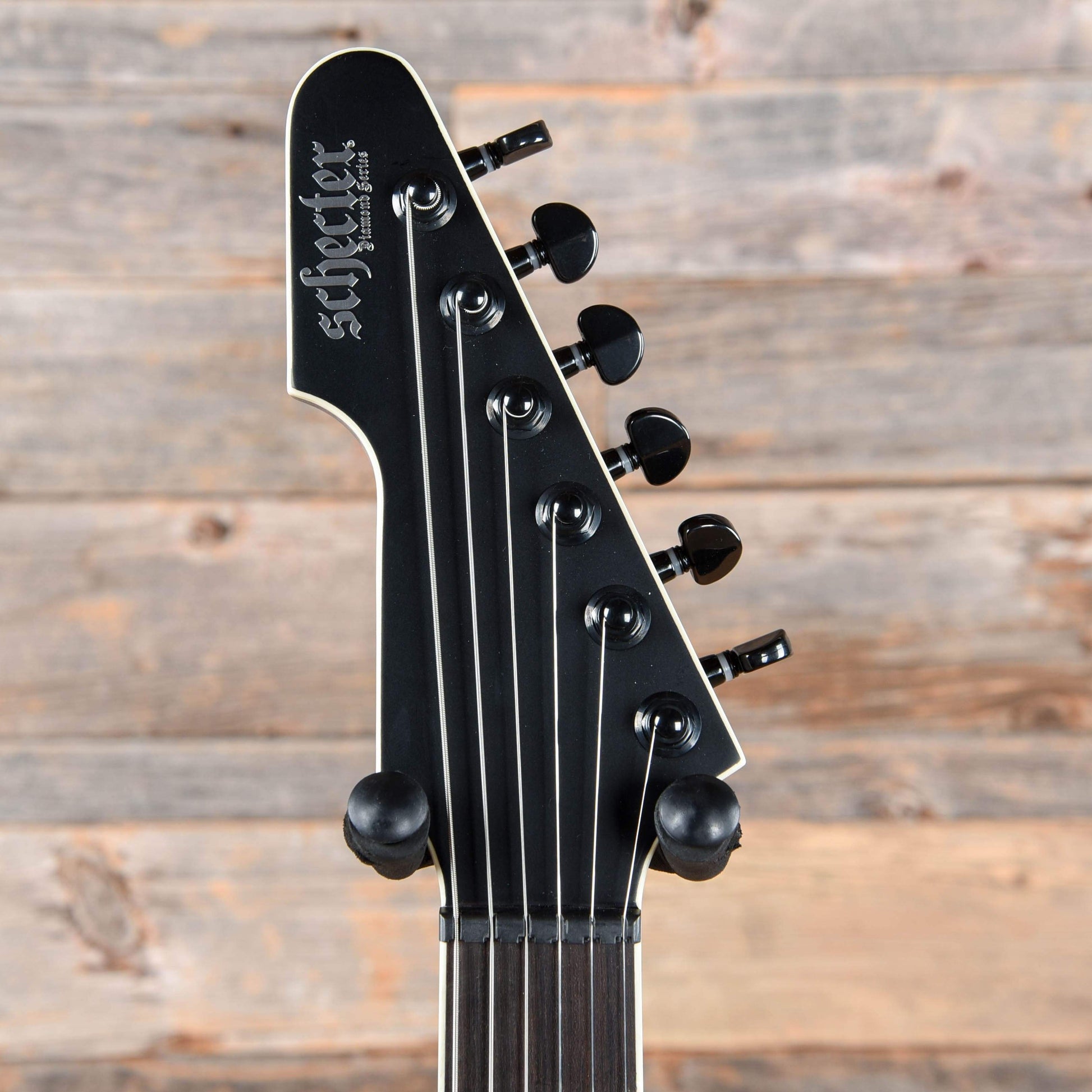 Schecter E-1 SLS Evil Twin Satin Black 2019 Electric Guitars / Solid Body
