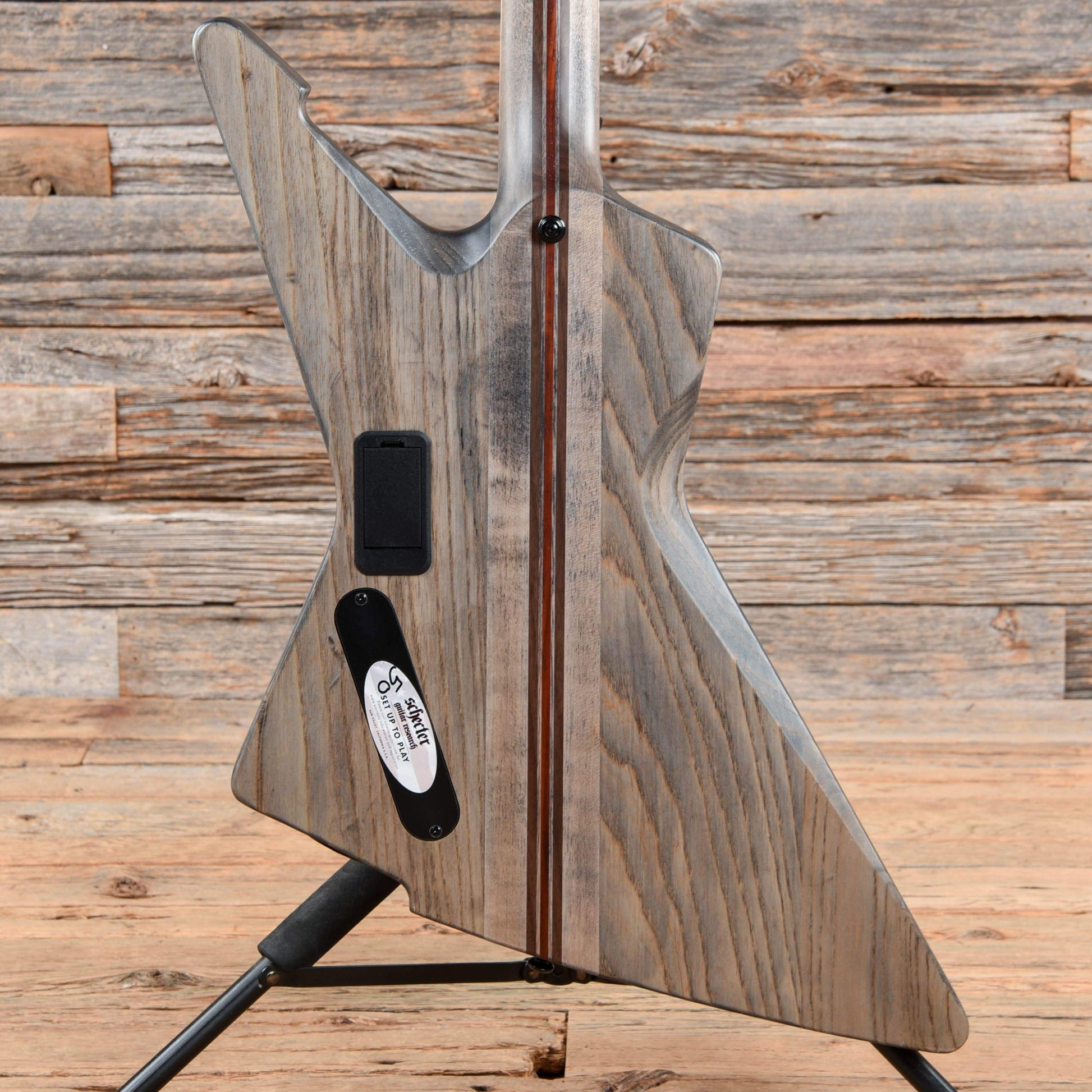 Schecter E-1 SLS Evil Twin Satin Black 2019 Electric Guitars / Solid Body