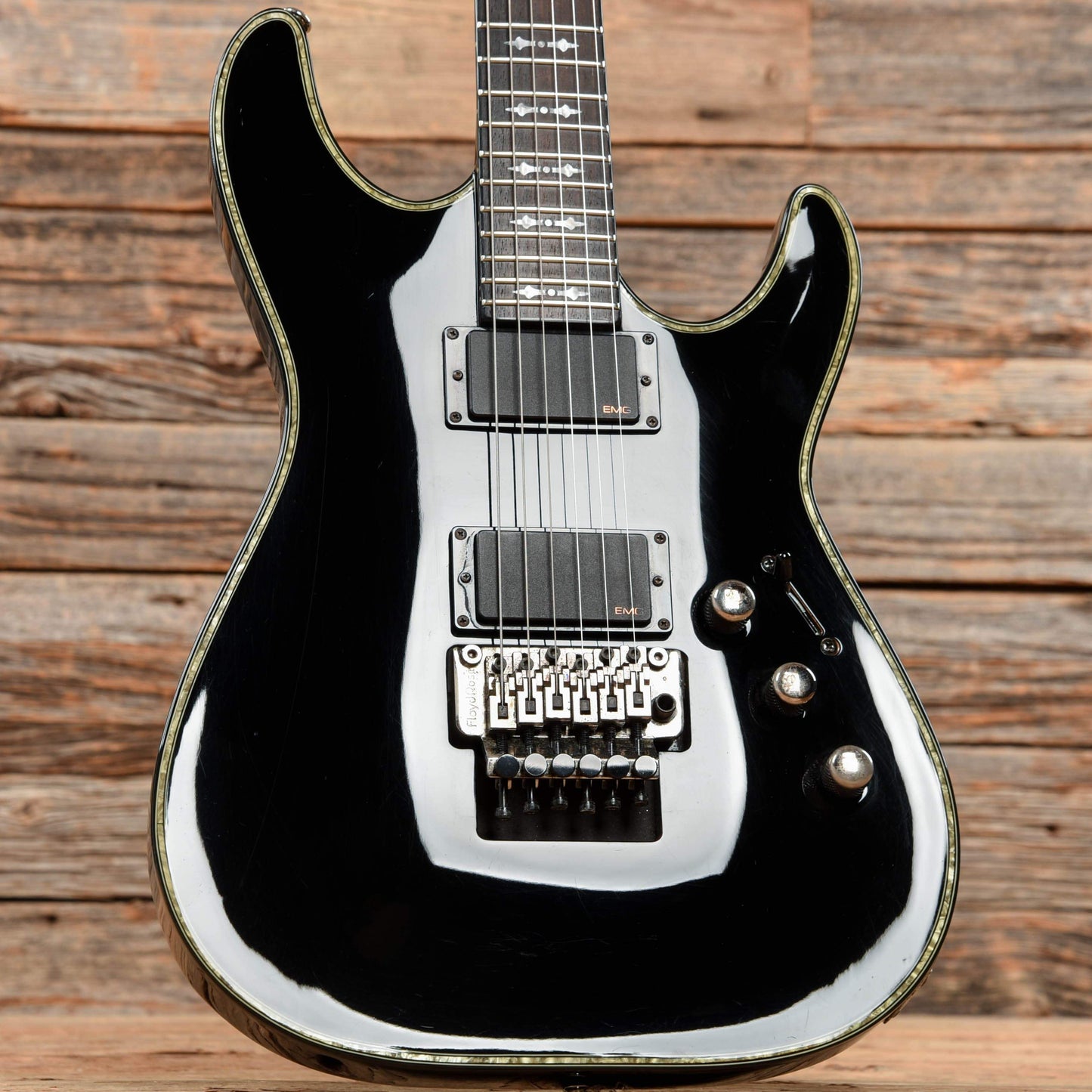 Schecter Hellraiser C-1 FR Gloss Black 2008 Electric Guitars / Solid Body