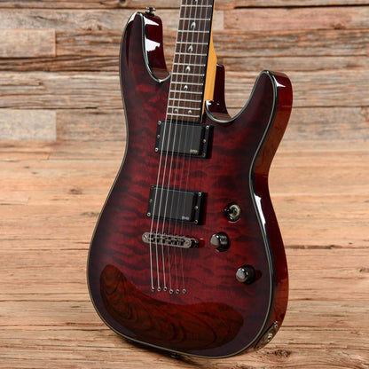 Schecter Hellraiser Deluxe Active Black Cherry 2009 Electric Guitars / Solid Body