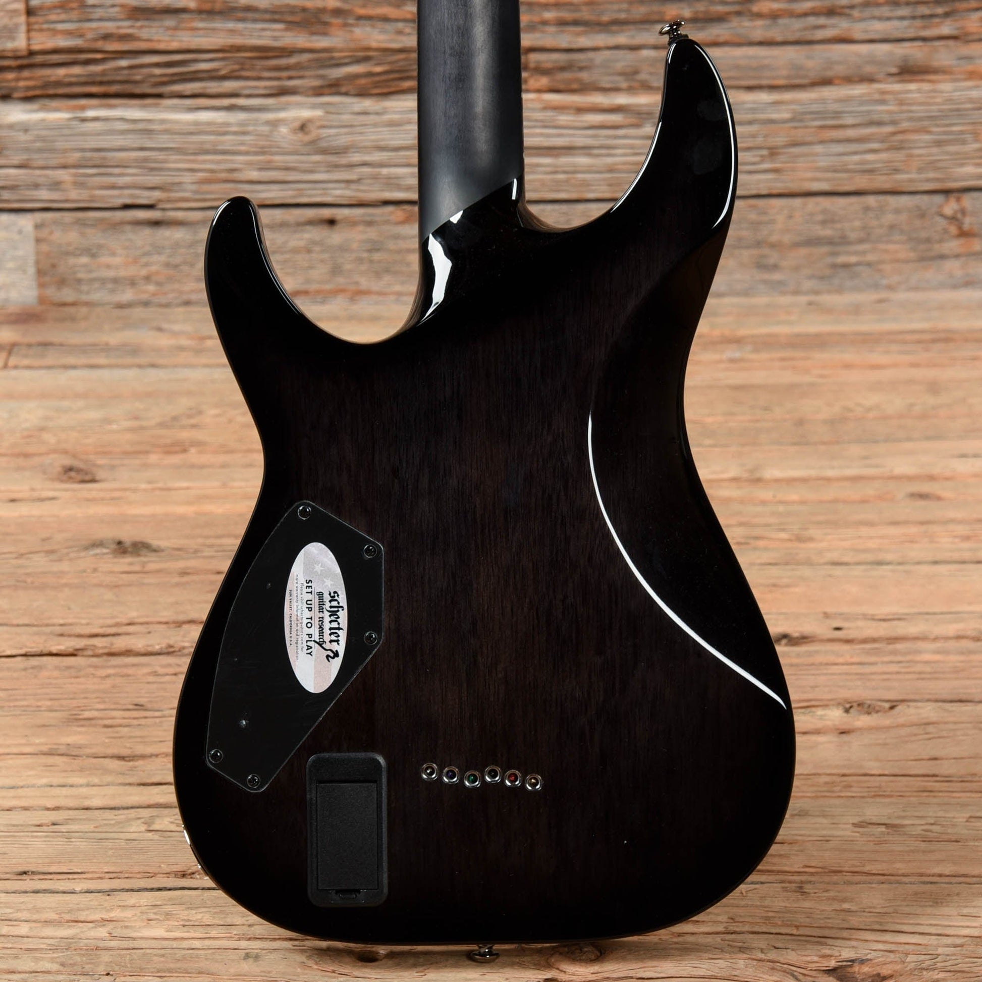 Schecter Hellraiser Hybrid C-1 Transparent Black 2022 Electric Guitars / Solid Body