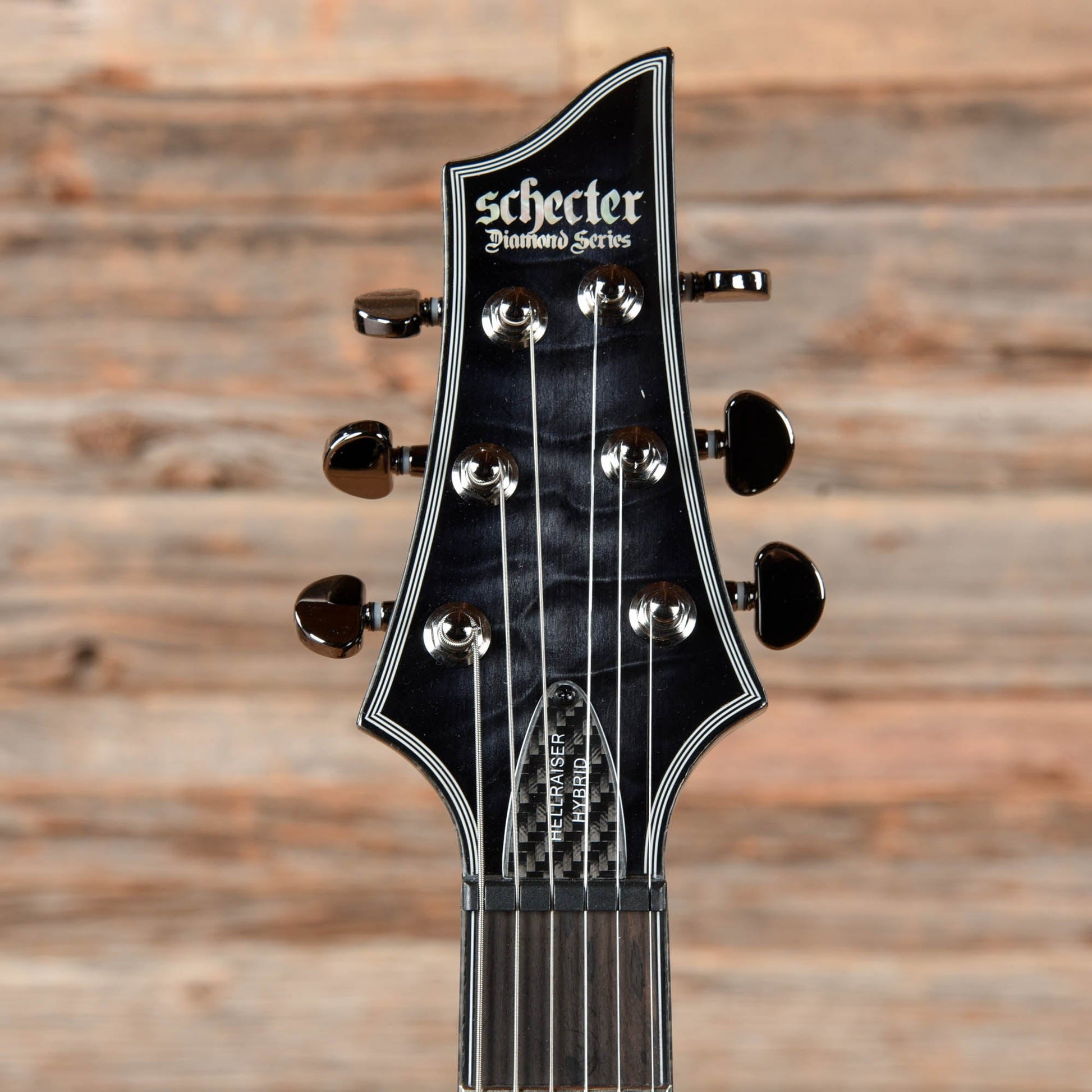 Schecter Hellraiser Hybrid C-1 Transparent Black 2022 Electric Guitars / Solid Body