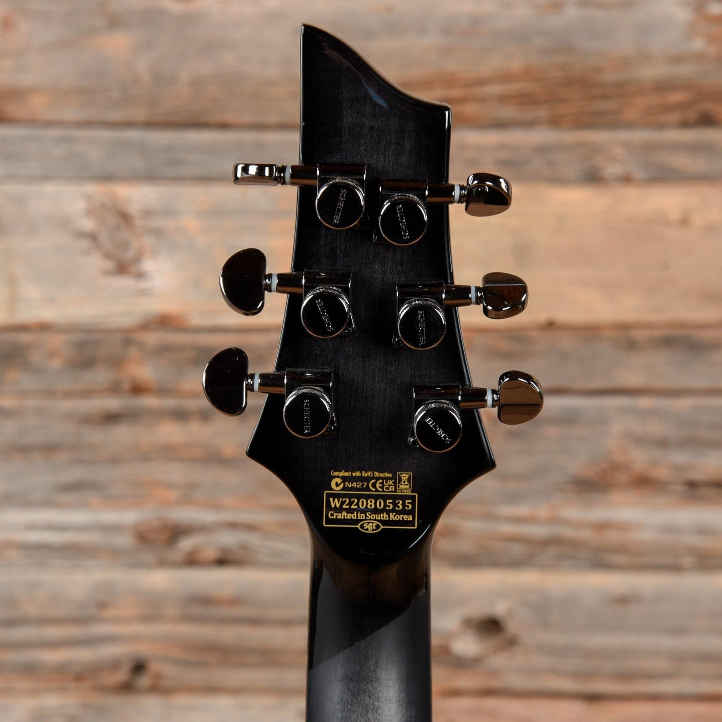 Schecter Hellraiser Hybrid C-1 Transparent Black 2022 Electric Guitars / Solid Body