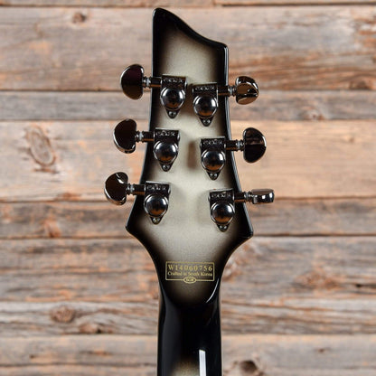 Schecter Jake Pitts Signature C-1 FR Metallic White w/ Metallic Black Burst 2014 Electric Guitars / Solid Body