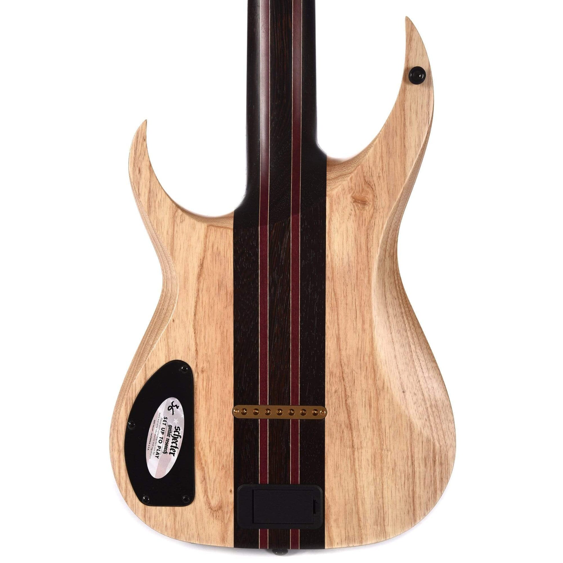 Schecter Keith Merrow KM-7 MK-III Artist Blue Crimson w/Fishman Pickups Electric Guitars / Solid Body