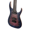 Schecter Keith Merrow KM-7 MK-III Artist Blue Crimson w/Fishman Pickups Electric Guitars / Solid Body