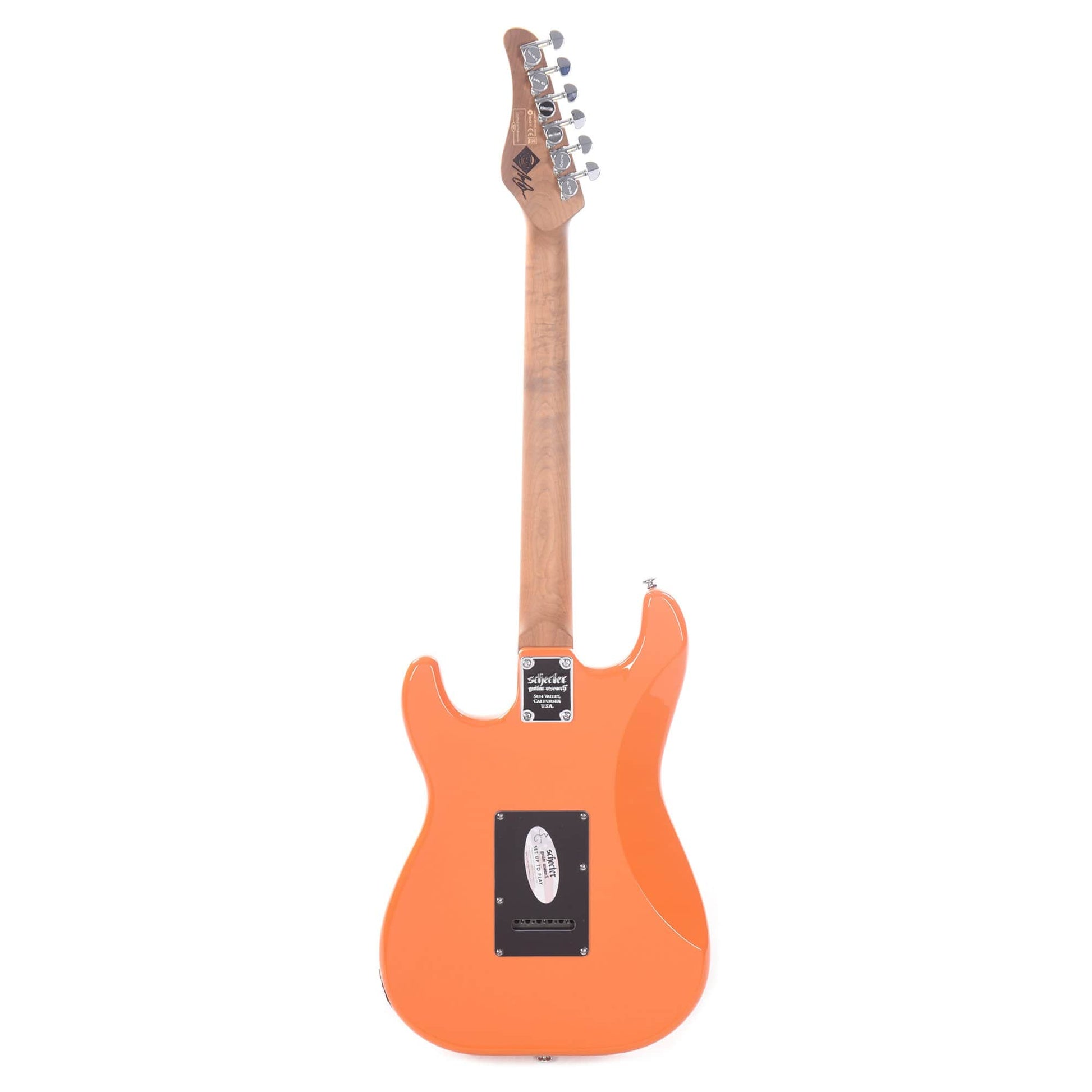 Schecter Nick Johnston Traditional Atomic Orange SSS Electric Guitars / Solid Body