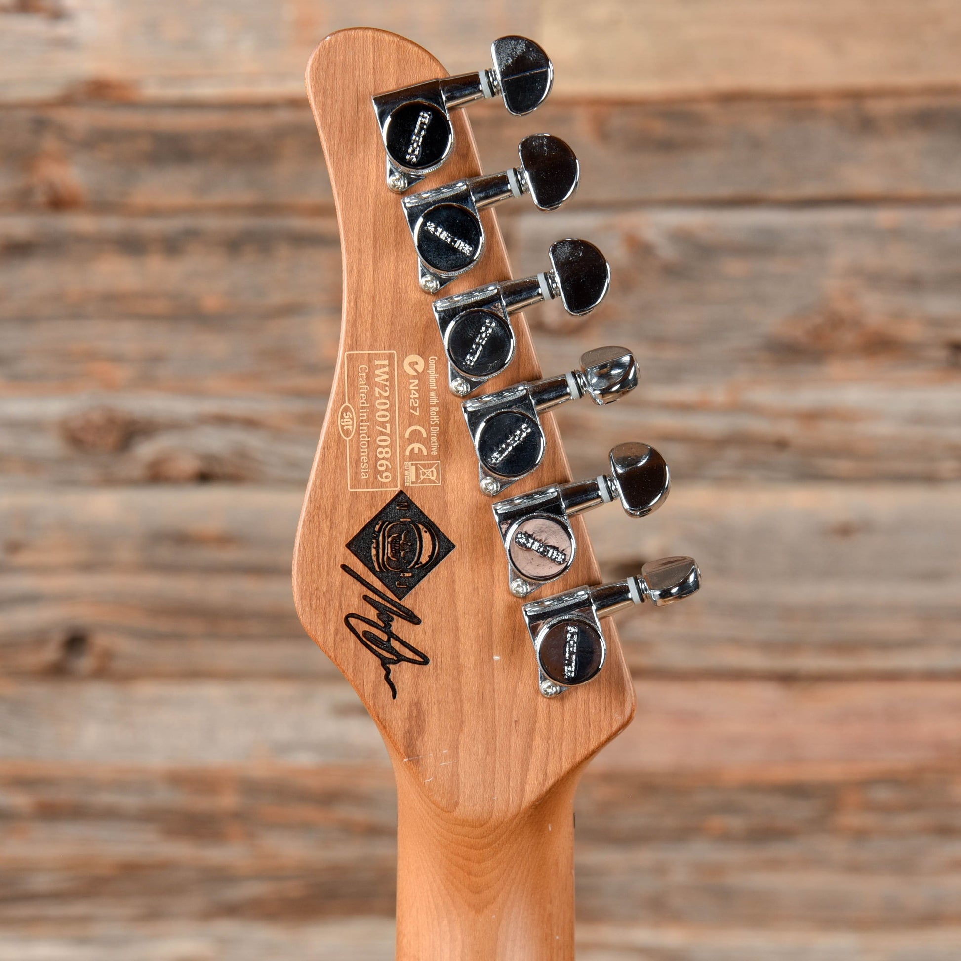 Schecter Nick Johnston Traditional Atomic Orange Electric Guitars / Solid Body