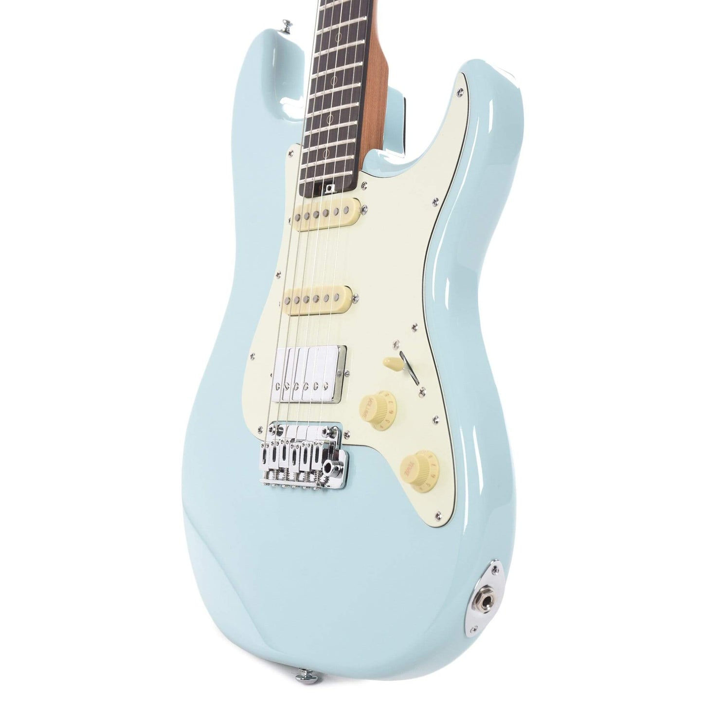 Schecter Nick Johnston Traditional HSS Atomic Frost w/Mint Green Pickguard Electric Guitars / Solid Body