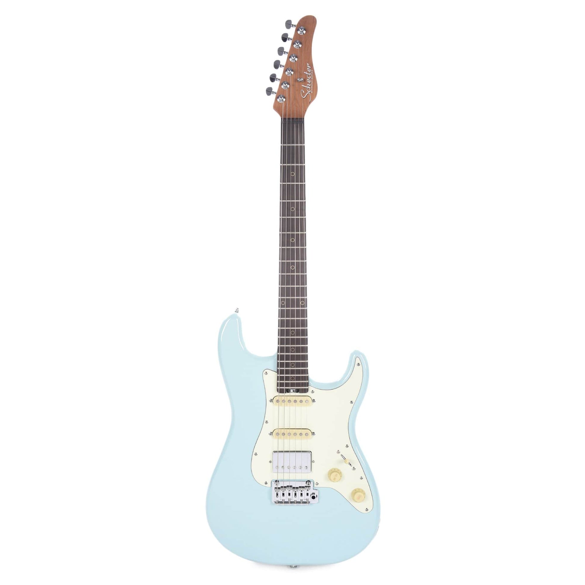 Schecter Nick Johnston Traditional HSS Atomic Frost w/Mint Green Pickguard Electric Guitars / Solid Body
