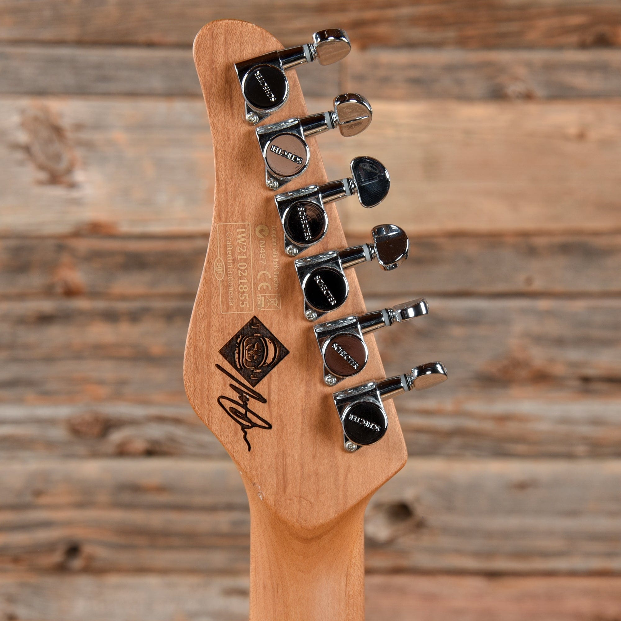 Schecter Nick Johnston Traditional SSS Black – Chicago Music Exchange