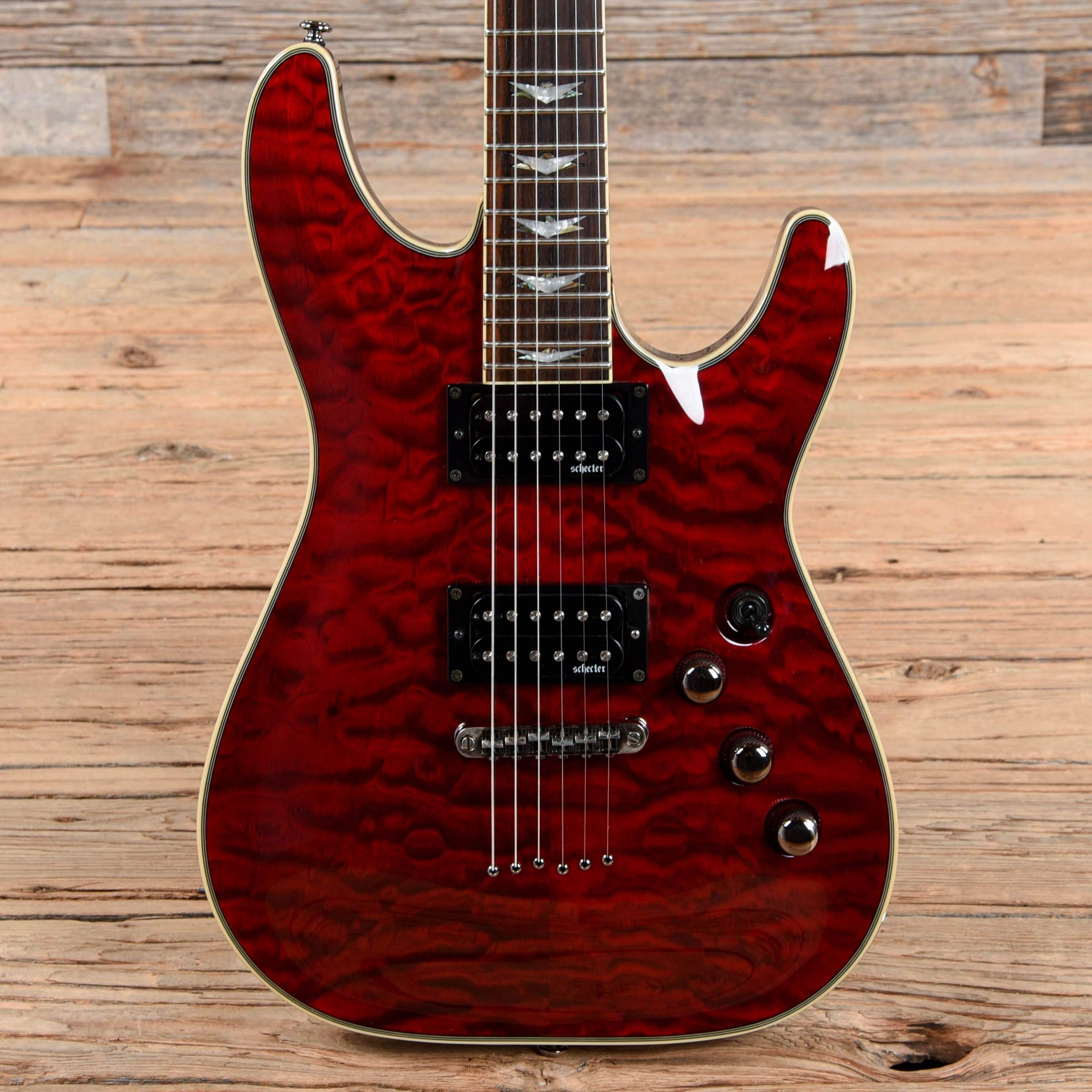 Schecter Omen Extreme-6 Black Cherry 2015 – Chicago Music Exchange