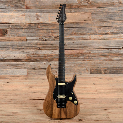 Schecter Sun Valley Super Shredder Exotic FR Natural Black Limba 2021 Electric Guitars / Solid Body