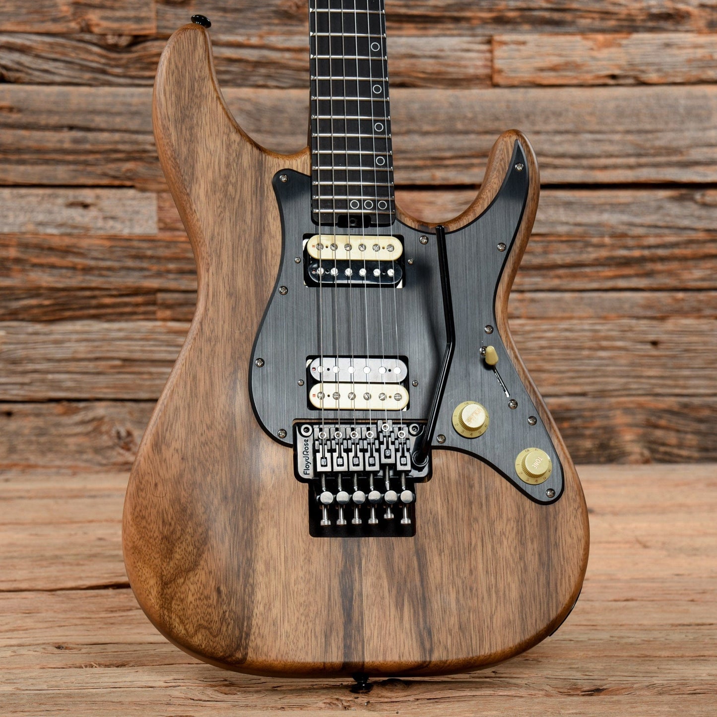 Schecter Sun Valley Super Shredder Exotic FR Natural Black Limba 2021 Electric Guitars / Solid Body