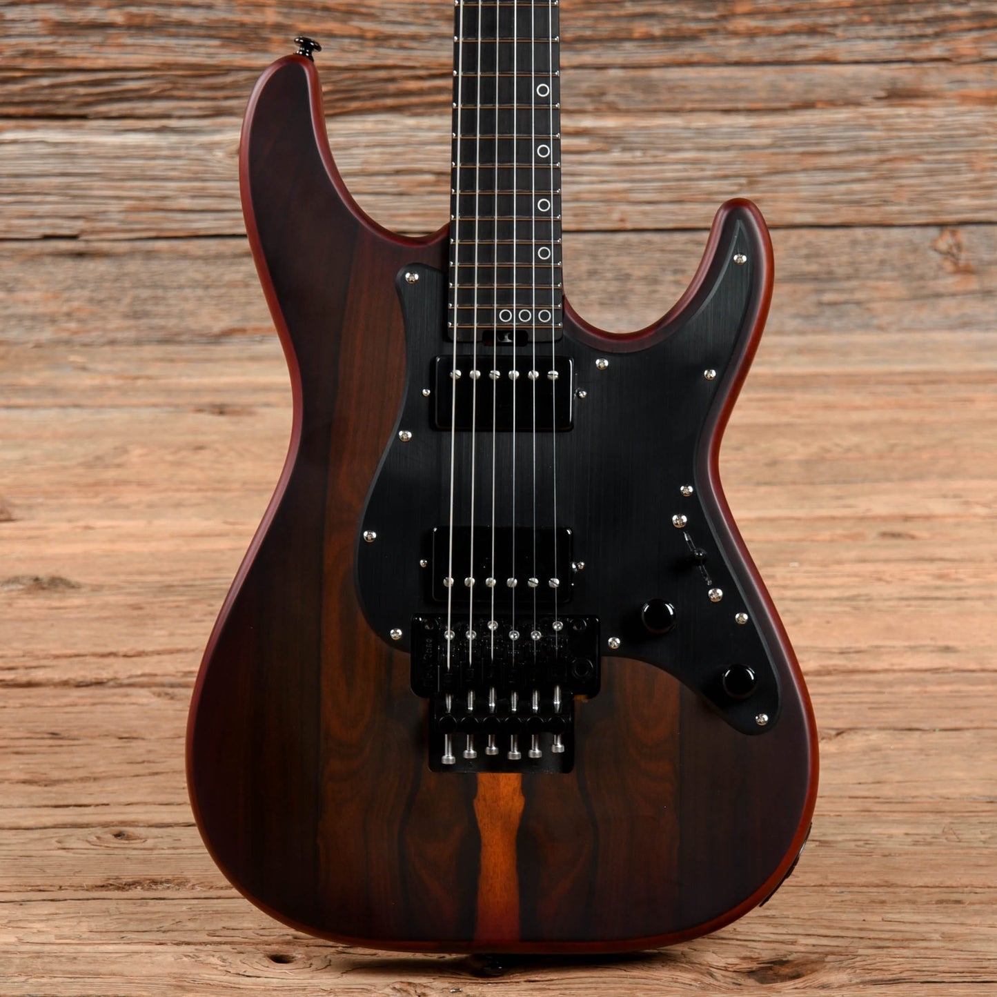 Schecter Sun Valley Super Shredder Exotic Ziricote Natural 2021 Electric Guitars / Solid Body