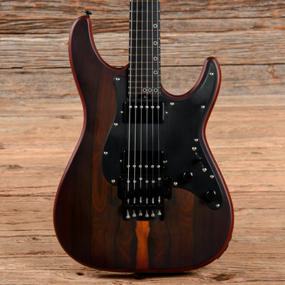 Schecter Sun Valley Super Shredder Exotic Ziricote Natural 2021 Electric Guitars / Solid Body